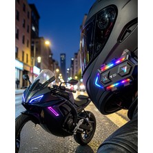 Teknodayım Bt5.3 Motosiklet Kask Iletişim Sistemi Çift Telefon Destekli