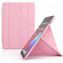 Lexroo Galaxy Tab A11 Plus ile Uyumlu Kılıf Kalem Koyma Bölmeli Stand Olan Uyku Modlu Suni Deri