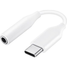 Lexroo JH-048 Type-C To 3.5mm Aux Çevirici Ses Adaptörü - Beyaz