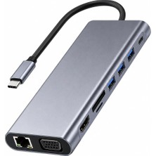 Lexroo Denshi 11'i 1 Arada Usb-C Hub Type-C Çoklayıcı