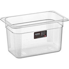 Lexroo 1/4 Dikdörtgen Pc Gastronom Küvet Gövde 265X162X150
