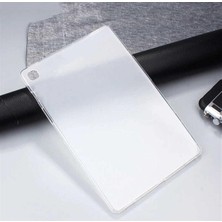 Lexroo Galaxy ile Uyumlu Tab S6 Lite P610 Kılıf Tablet Süper Silikon Kapak Renksiz