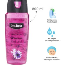 Lexroo Pratik Kapaklı Duş Jeli Juicy Lady (500 Ml)