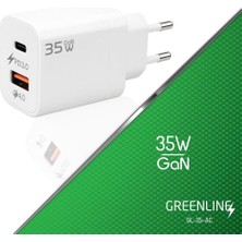 Lexroo Type-C ve Usb-A Portlu 35W Gan Hızlı Şarj Adaptörü