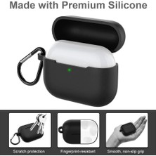 Lexroo Airpods Pro Ile Uyumlu Kılıf Mat Darbe Emici Profesyonel Termoplastik Kancalı Turuncu