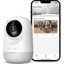 Lexroo C211 2k Pro Wifi 360° Akıllı Güvenlik Kamerası Iç Mekan Ip Kamera Bebek Monitörü Evcil