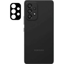 Lexroo Galaxy A53 5g 3D Kamera Camı - Siyah