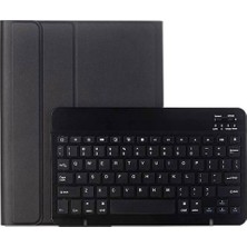 Lexroo Galaxy Tab S7 SM-T870 Standlı Mıknatıslı Bluetooth Klavyeli Clever Cover Kılıf Siyah