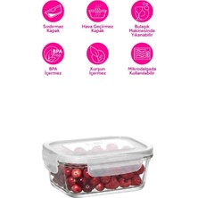 Lexroo Fresco Tekli Saklama Kabı, 400 Cc, Cam