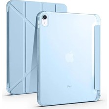 Lexroo iPad ile Uyumlu Kalem Bölmeli Trifolding Cover Tablet Kılıf Katlanabilir Standlı Otomatik