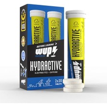 Marmara Avm Hydractive; Sodyum, Potasyum, Magnezyum, Kafein, Limon Aromalı, 2X20 Efervesan Tablet