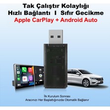 Lexroo Mini Pro Duo 2in1 Araç Kiti Wireless/kablosuz Carplay ve Android Auto Adaptörü