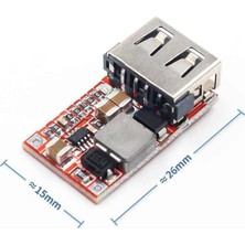 Lexroo 6-24V To 5V 2A USB Voltaj Düşürücü HW384 Mini USB Çıkış Şarj Taşınabilir Güç Kaynağı Araba