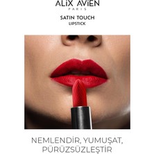 Lexroo Uzun Süre Kalıcı Nemlendirici Pürüzsüz Etkili Yarı Mat Ruj Satin Touch Lipstick 810 Antique