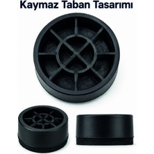 Lexroo 4 Adet Kaymaz Çamaşır Makinesi Ayak Altlığı