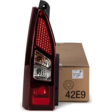 BSG Psa Partner / Berlingo B.m 2012- Stop Lambası Sol Tek Kapı / Makyajlı Koyu Renk (Oem NO:9677205180)