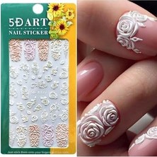 Marmara Avm 5D-K127 Kabartmalı Tırnak Stickerı