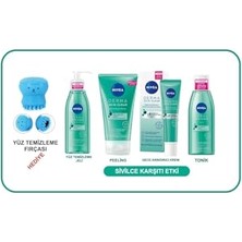 Marmara Avm Derma Skin Clear Night Exfoliator-Sivilceli Cilt Cilt Bakım-Temizleyici Arındırıcı Bakım Seti