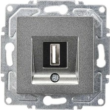 Marmara Avm Füme (Mekanizma + Tuşkapak), Eqona Radius Neoline USB Data Prizi