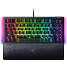 Marmara Avm Blackwidow V4 75% Mekanik Oyun Klavyesi, Underglow, Çok Fonksiyonlu Silindir, Medya Tuşları, Manyetik Bilek Desteği, Us-Düzeni, Siyah