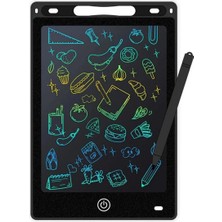 Marsilyan 12 Inc Renkli LCD Grafik Dijital Kalemli Çizim Tableti Yazı Tahta Not Yazma Eğitim Tableti Siyah