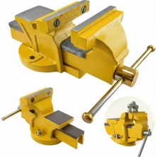 Marsilyan 100 mm Sağlam Metal Gövde Sabit Tezgah Masa Mengenesi