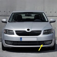 Marmara Avm Ön Tampon Sol Sis Farı Kapağı 5E0807681 Skoda Octavia 3 A7 ile Uyumlu 2013-2017