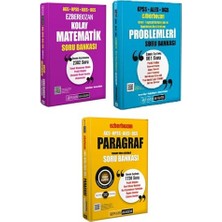 Marmara Avm Kpss Meb-Ags Ales Dgs Kolay Matematik, Ezberbozan Problemler ve Paragraf Soru 3'lü Set, 9999256864503