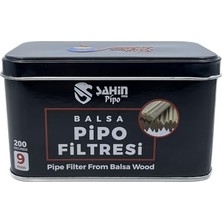 Marmara Avm Pipo 9 mm Balsa Ağacı Pipo Filtresi - 200 Adet Ekonomik Paket