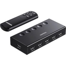 Marmara Avm HDMI Anahtarı 5'i 1 Arada, 4K@60Hz, 5 Bağlantı Noktalı, Uzaktan Kumandalı, 3D Cec Hdr Hdcp2.2, Ps5/4/3 Xbox Nintendo Switch Uyumlu
