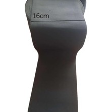 Marmara Avm Imrenaksesuar 16 cm Siyah Don Paça Bel Lastiği Yassı Geniş Lastik 2 Metre