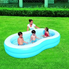 Bestway Jumbo Oval Şişme Havuz 262 x 157 cm Dayanıklı PVC Malzeme ile Eğlenceli Su Keyfi