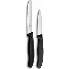 Marmara Avm Bıçak; 6.7113.2 Swiss Classic 2'li Set, Siyah