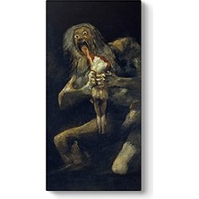 Marmara Avm Francisco Goya, Çocuklarını Yiyen Satürn Tablosu 30 x 60