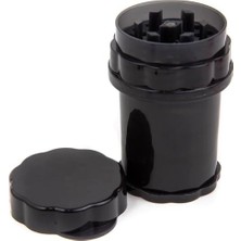 Marmara Avm Grınder Parçalayıcı Plastik Baharat Öğütücü Herb Spice 4 Katmanlı (58 Mm-Sıyah)