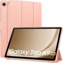 Marmara Avm Samsung Galaxy Tab A9 8.7 Inç X110 X115 X117 Uyumlu Yavruağzı Pu Deri Smart Standlı Kılıf