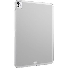 Marmara Avm iPad Pro 13 2024 Uyumlu Şeffaf Silikon Tablet Kılıfı
