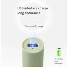Marmara Avm Mini El Tipi Taşınabilir 3 W USB Şarjlı Tırnak Oje Kurutucu, Yeşil, Ultraviyole Mor Işık