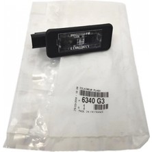 Depo Psa 308 cc (4b_) B.m 2009- Plaka Lambası  (Oem NO:6340G3)