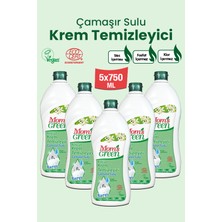 Mom's Green 5'li Bitkisel Krem Temizleyici Banyo Çamaşır Sulu 5 x 750 ml