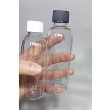 Marmara Avm Şişe; 150 cc Düz Model Pet, Beyaz Kapaklı, 150 ml Boş Pet Şişe (10 Adet) Desenli 8697431753261