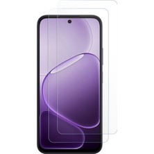 Caseonn Oppo A6X Esnek Ultra Ince Nano Cam Ekran Koruyucu Şeffaf (2 Adet)