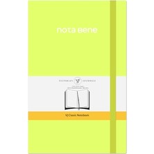 Marmara Avm Nota Bene Classic Esnek Kapak Defter 13X21 cm (Sarı)