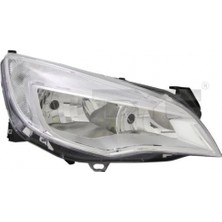 Depo Opel Astra J 2010-2012 Far (Gündüz Farlı Nikelaj) Sol (Oem NO:1216181)
