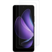 Caseonn Oppo RENO13 F Esnek Ultra Ince Nano Cam Ekran Koruyucu Şeffaf (2 Adet)