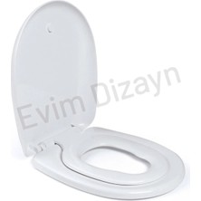 Aqua Bagno Junior - Çocuk Adaptörlü - Yavaş Kapanan Klozet Kapağı