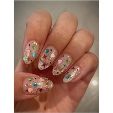 Marmara Avm Kalpli Yıldızlı Glitter Oje