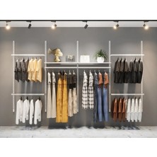 Maison Luré Butik Rafı, Askılık Sistemi, Giyinme ODASI-365X200 cm