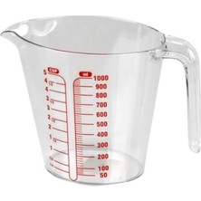 Marmara Avm Dereceli Ölçü Kabı, 1000 ml Hacminde, 10 Aralıklı Sert Plastik, 1l (1,1000 Ml)