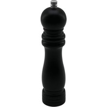 Marmara Avm Ibico İ22-257 (Siyah Ahşap) (Büyük= Çap: 4.5 cm & Uzunluk: 19.5 Cm) Tuz & Baharat Öğütücü*72